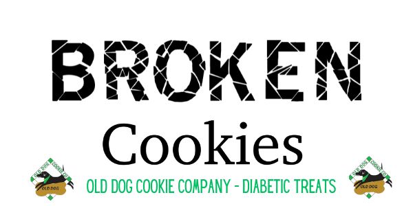Bulk DIABETIC Dog Treat Pieces ~ FINAL SALE ITEM ~  (these are broken cookie pieces)
