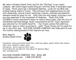 Bulk Diabetic Dog Treats ~ by Old Dog Cookie Company