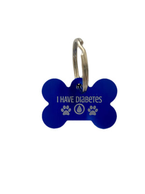 Medical Alert Dog Tag - "I HAVE DIABETES"