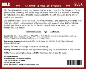 Bulk Arthritis Relief Dog Treats - 5 lb Bag