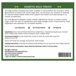 Bulk DIABETIC Dog Treat Pieces ~ Broken Cookies ~ FINAL SALE ITEM