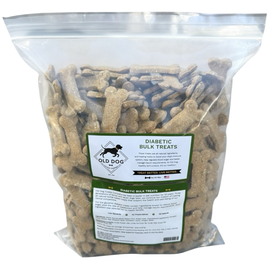 Bulk Diabetic Dog Treats - 5 lb Bag