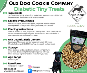 8 oz bag Diabetic TINY Dog Treats