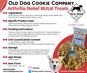Bulk Arthritis Relief Dog Treats - 5 lb Bag