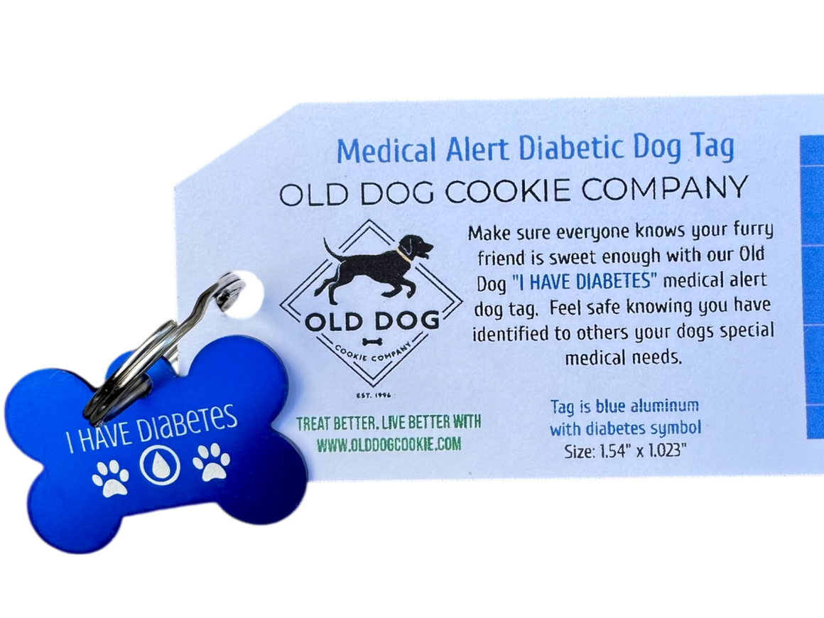 Medical Alert Dog Tag - "I HAVE DIABETES"
