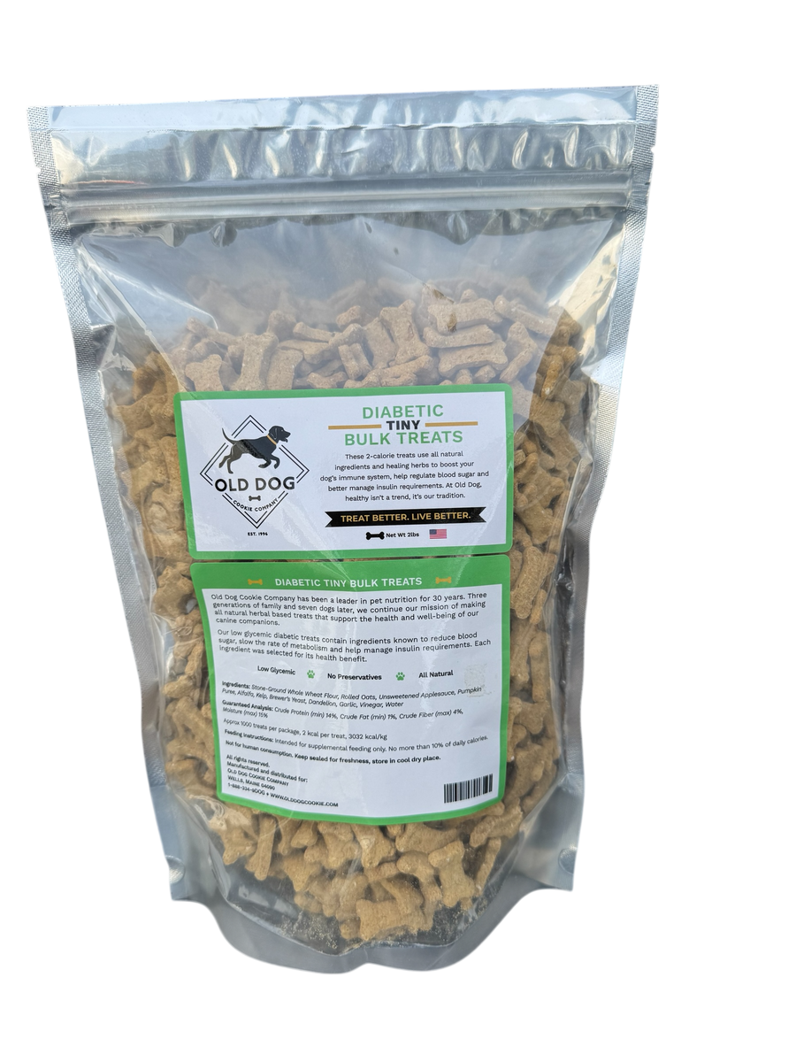 Bulk Diabetic TINY Dog Treats - 2 lb Bag