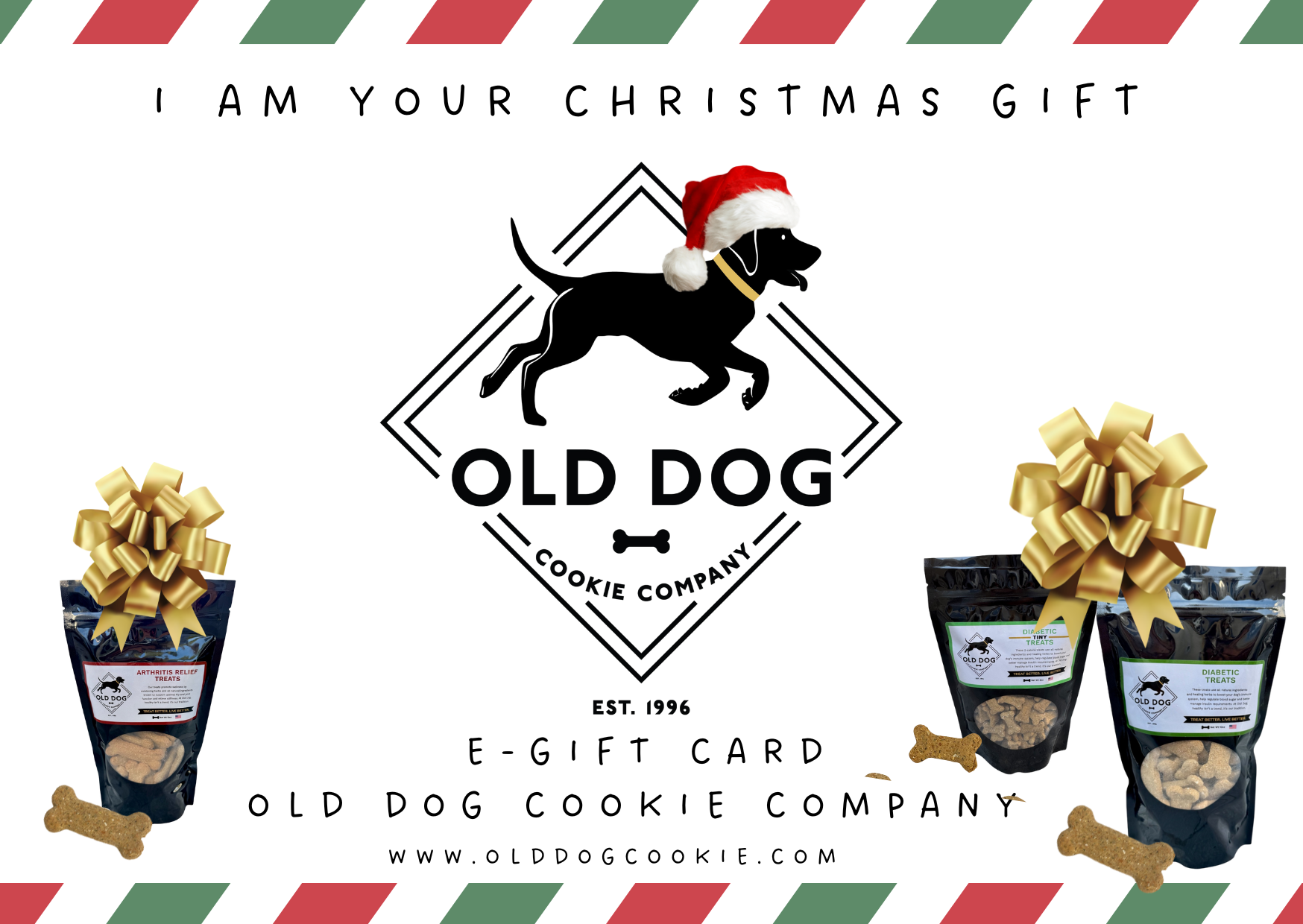 Old Dog Cookie Company eGift Card - HOLIDAY