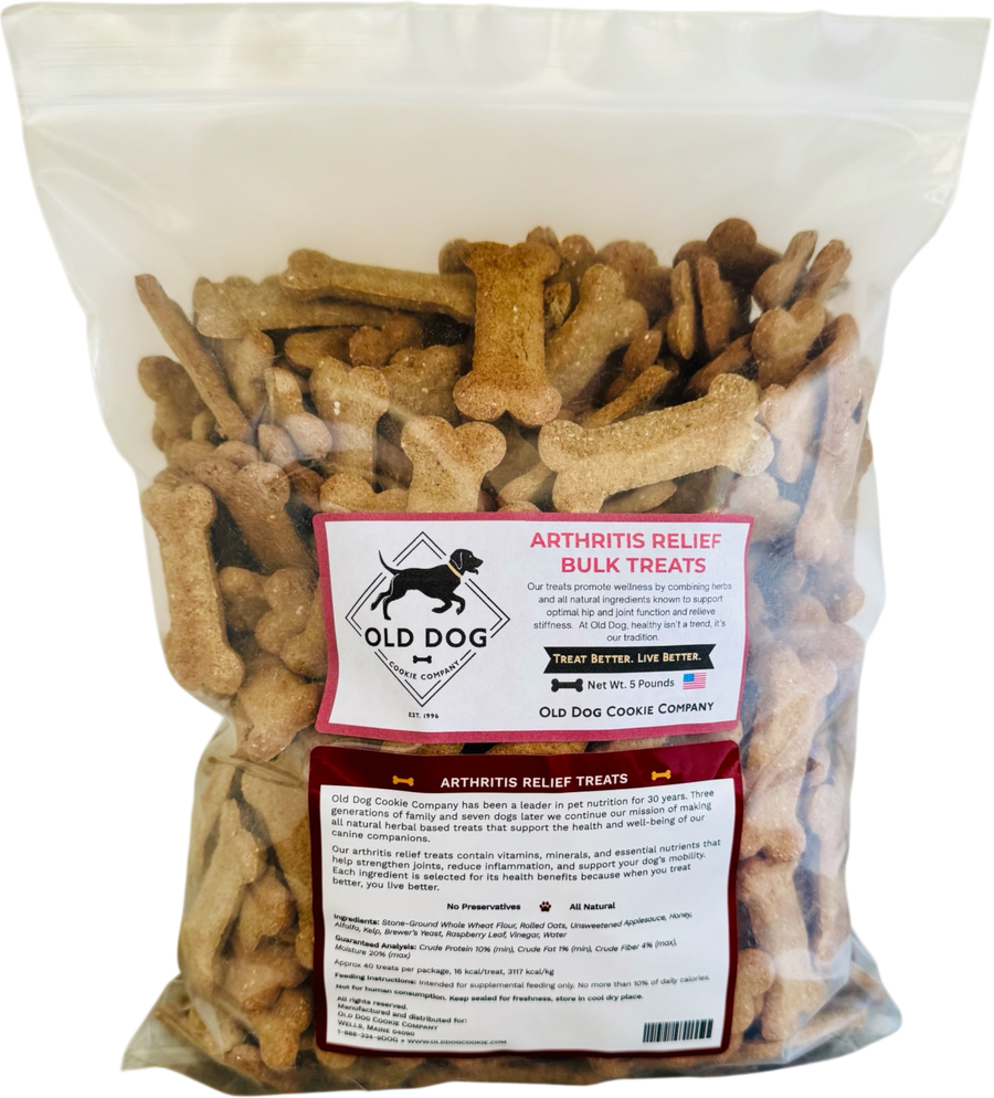 Bulk Arthritis Relief Dog Treats - 5 lb Bag