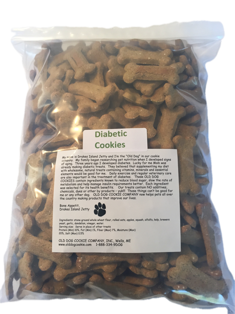 Bulk Diabetic Dog Treats by Old Dog Cookie Company