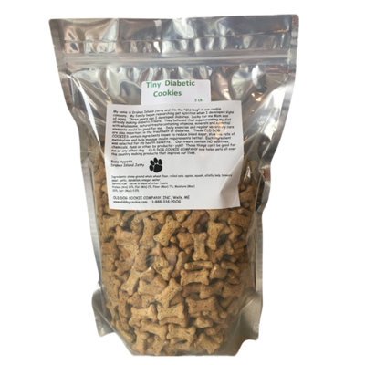 Bulk Diabetic TINY dog treats by Old Dog Cookie Company